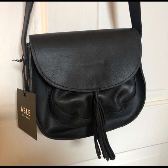 Able Handbags - Able Maria Tassel Crossbody